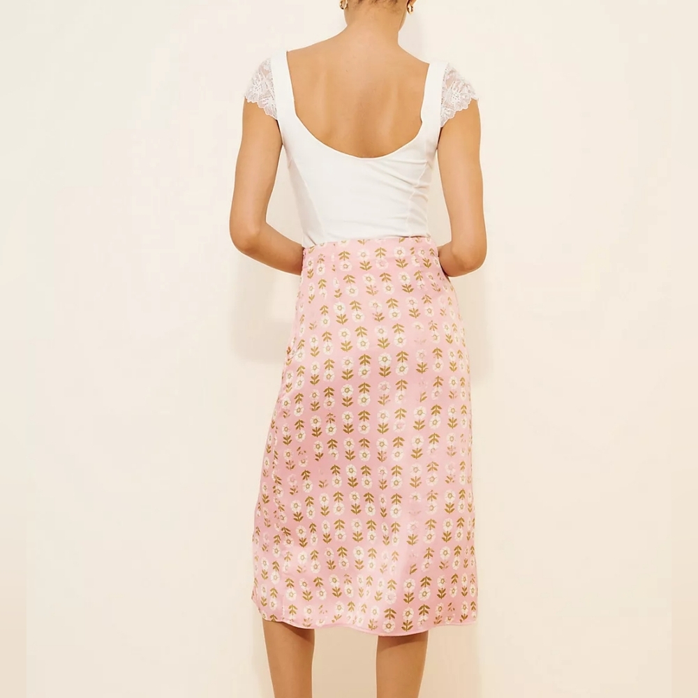 NEW FREE PEOPLE | $98 Analise Midi Skirt - Picture 3 of 8